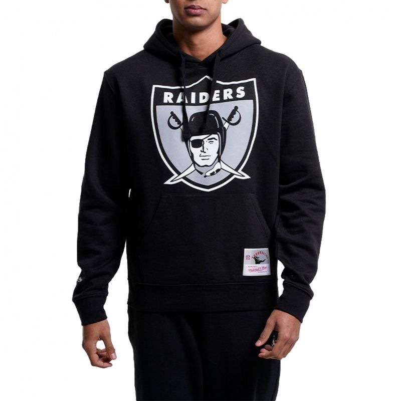 Mitchell & Ness Nfl Team Logo Hoody Oakland Raiders M HDSSINTL1052-ORABLCK