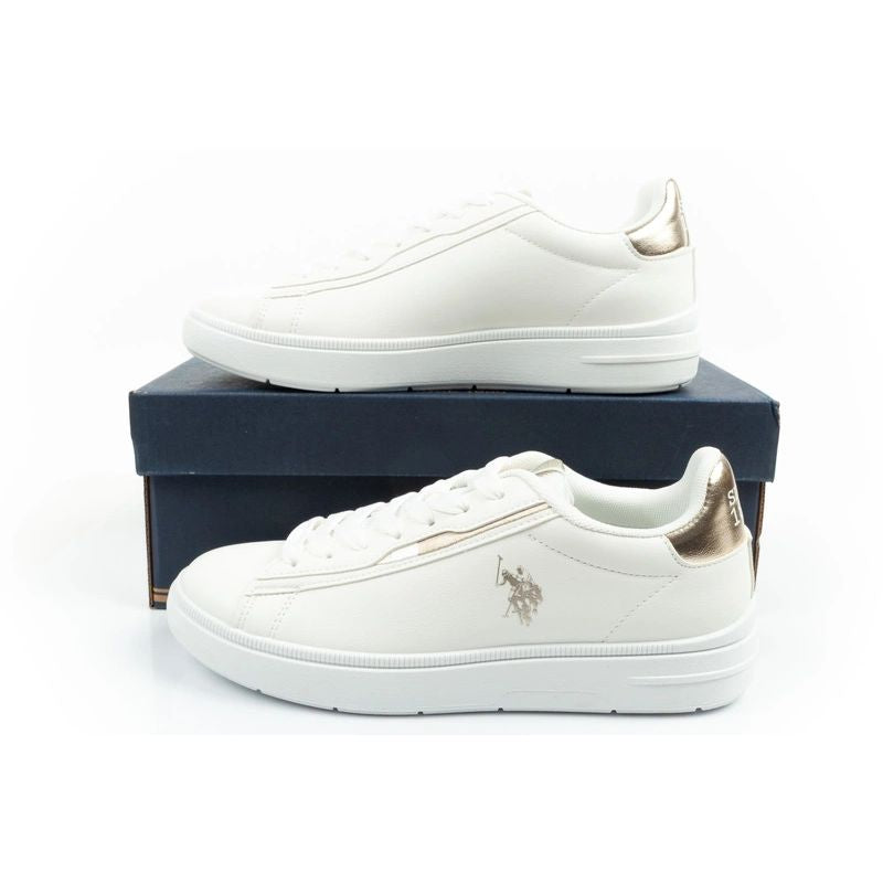US Polo Assn sports shoes sneakers women's fashionable comfortable white