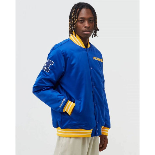 Mitchell & Ness NFL Heavyweight Satin Jacket Los Angeles Rams M OJBF3413-LARYYPPPROYA