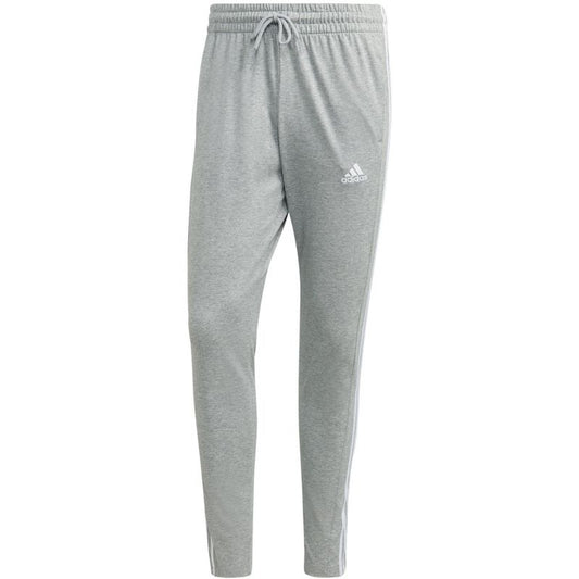 adidas Essentials Single Jersey Tapered Open Hem 3-Stripes M IC0046 pants