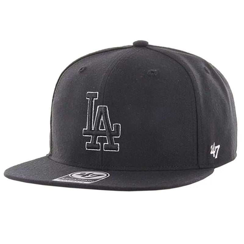 47 Brand Los Angeles Dodgers No Shot 47 Captain B-NSHOT12WBP-BKD Baseball Cap