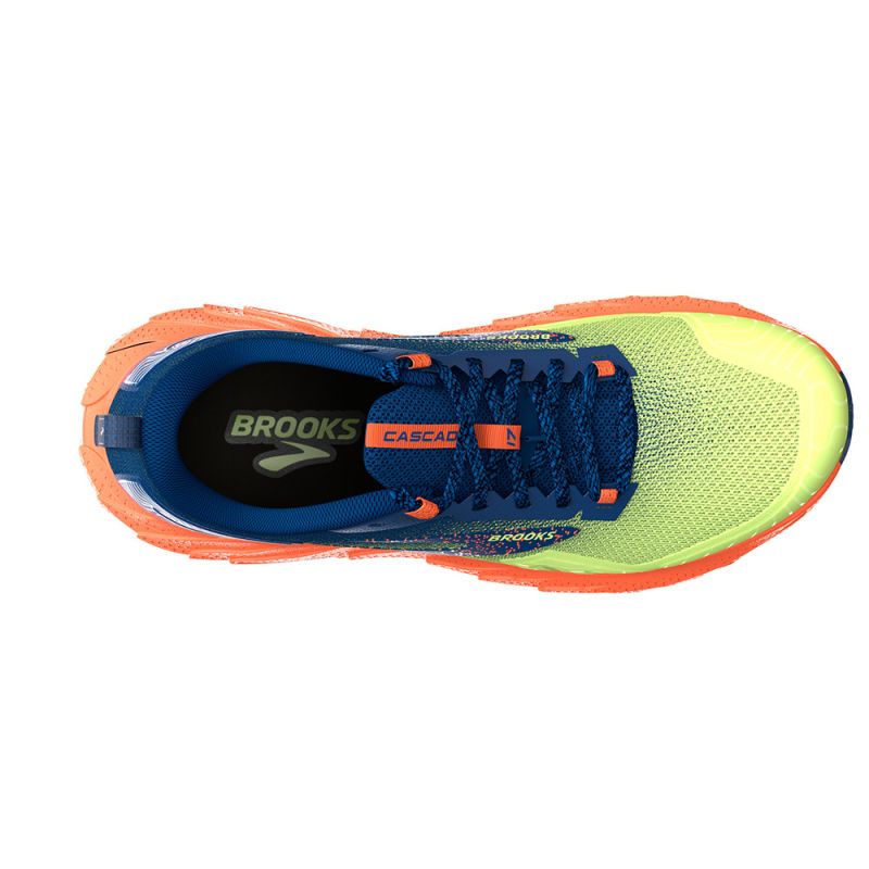 Cascadia 17 men's trail running shoes green used