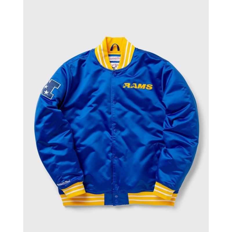 Mitchell & Ness NFL Heavyweight Satin Jacket Los Angeles Rams M OJBF3413-LARYYPPPROYA