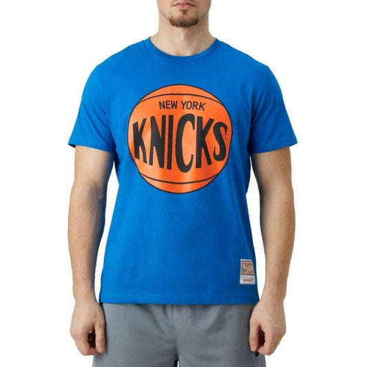 Mitchell &Ness NBA New York Knicks Team Logo Tee M BMTRINTL1268-NYKROYA