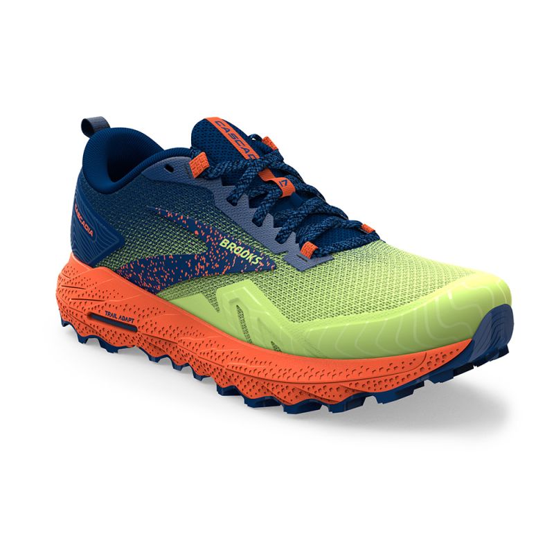 Cascadia 17 men's trail running shoes green used
