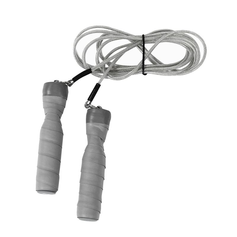 Speed skipping rope with steel cable 138