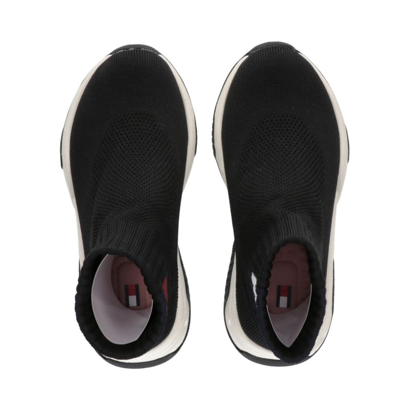 Tommy Hilfiger Sock Sneaker Black W shoes T3A9-33007-0702999-999