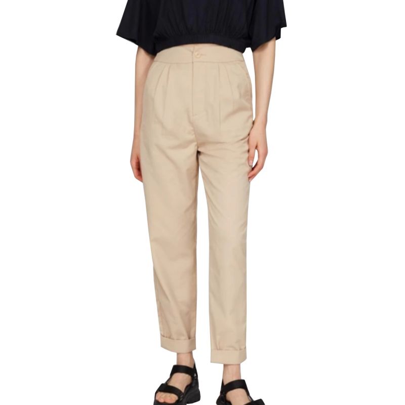 Tommy Jeans Tjw Shrs Pleated Tapered Pant W DW0DW09736