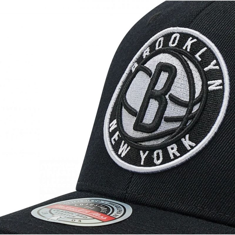 Mitchell & Ness NBA Brooklyn Nets NBA Team Ground 2.0 Stretch Snapback Nets Cap HHSS3257-BNEYYPPPBLCK