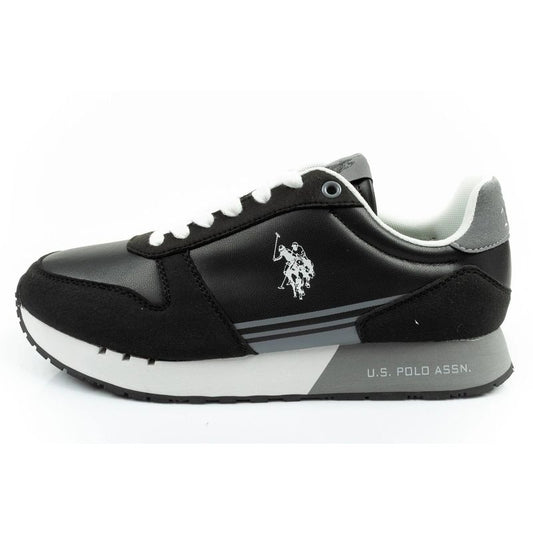 US Polo Assn sports shoes sneakers men's fashionable comfortable black