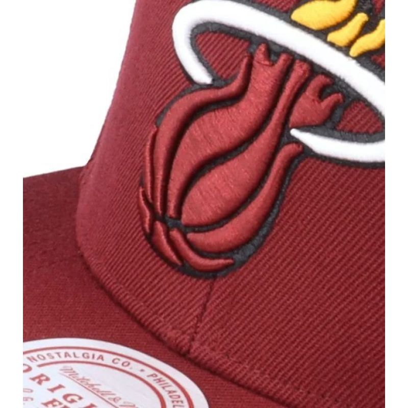 Mitchell & Ness NBA Miami Heat Top Spot Snapback Hwc Heat HHSS3256-MHEYYPPPMARO