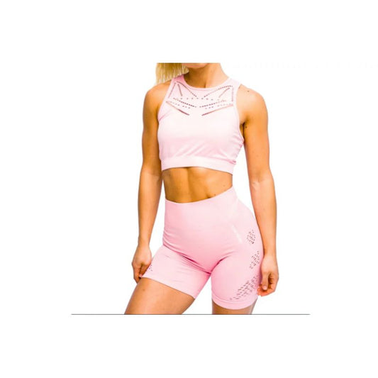 GymHero Venice Beach Top Short Bra W BRA-SHORTMILKSHAKE
