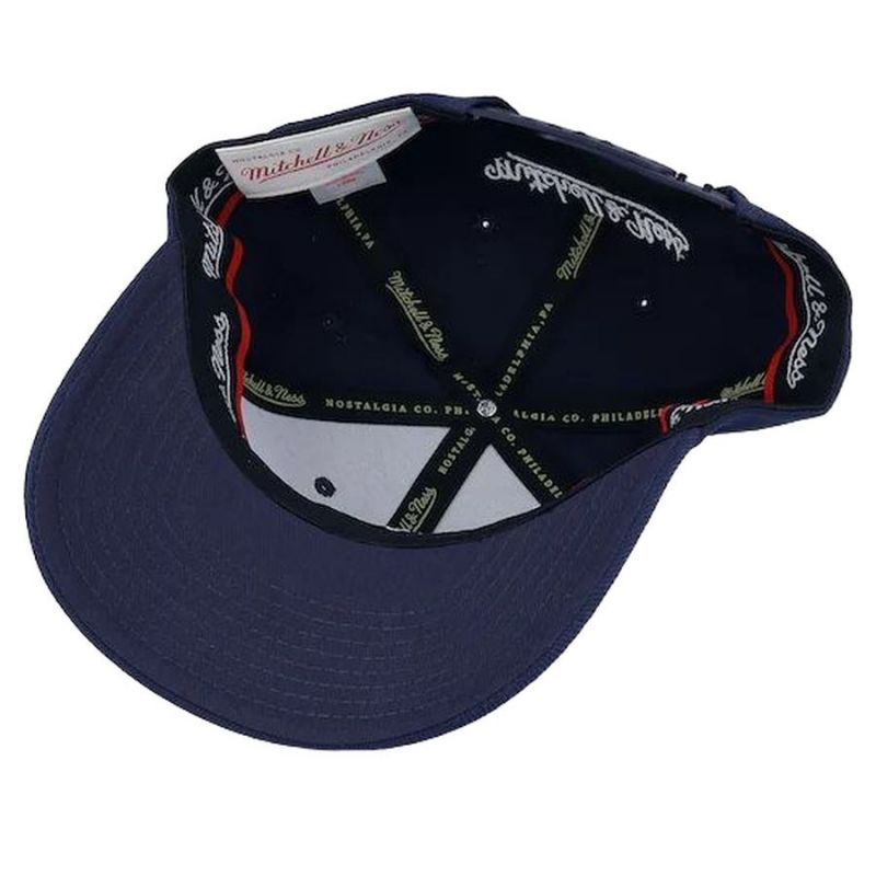 Mitchell & Ness NBA Pinscript Classic Cap HHSSINTL103-MNNYYPPPNAVY