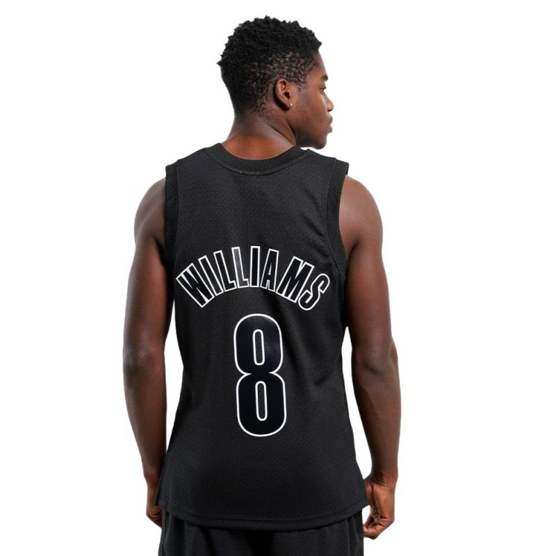 Mitchell & Ness NBA Swingman Brooklyn Nets Deron Williams T-shirt M SMJY6513-BNE12DWMBLCK