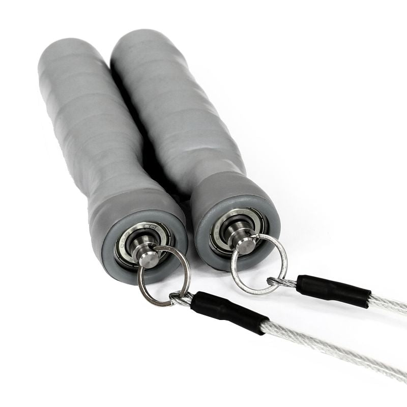 Speed skipping rope with steel cable 138