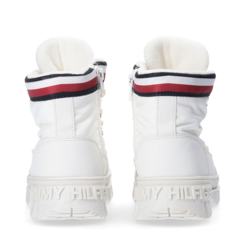 Tommy Hilfiger Lace-Up Bootie Ivory W T3A5-33062-1047101-101
