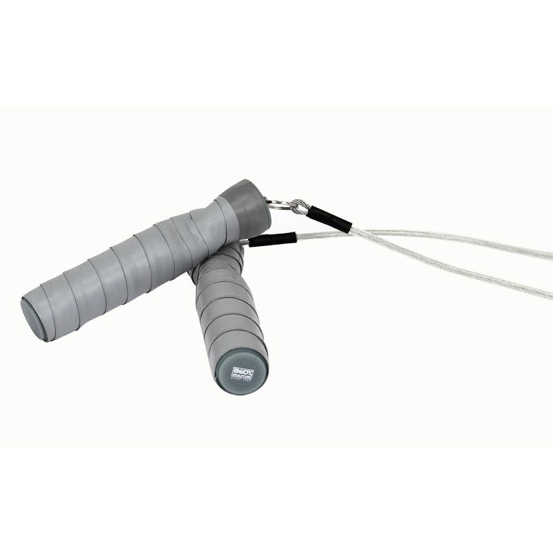 Speed skipping rope with steel cable 138