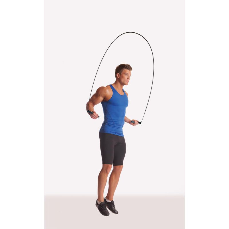 Speed skipping rope with 2 x 100g weights BK 256