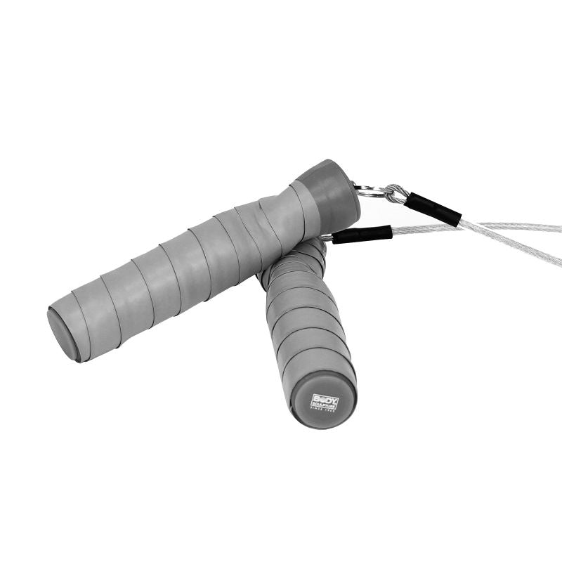 Speed skipping rope with steel cable 138