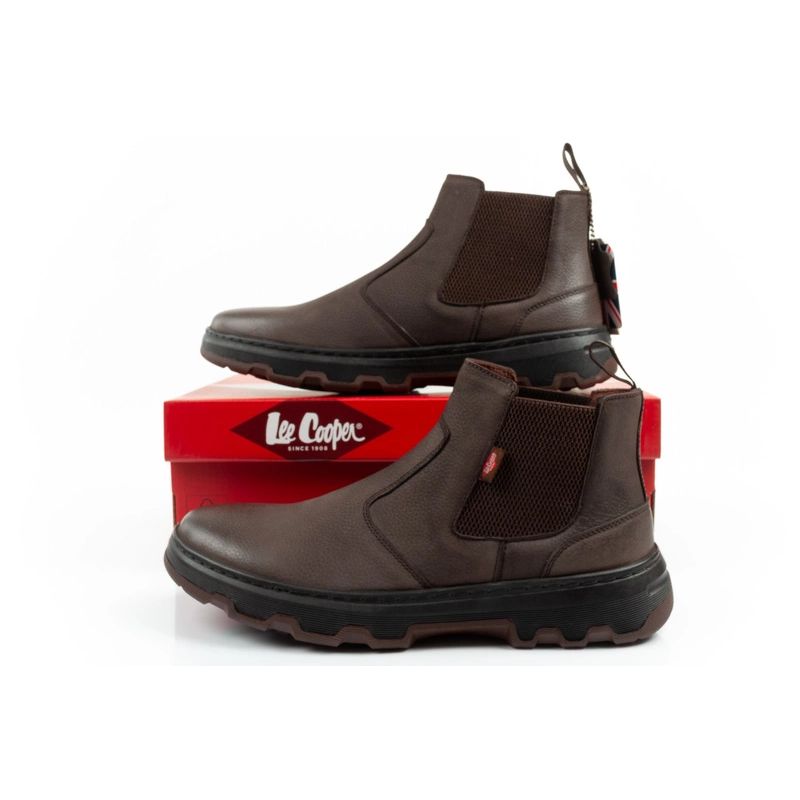 Lee Cooper men's shoes Chelsea boots elegant leather ankle boots