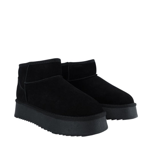 Women's leather shoes Solo Soprani Couture Hugh Platform black SSW421P05 01