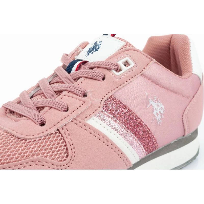 US Polo ASSN shoes. W NOBIK003A-PIN001
