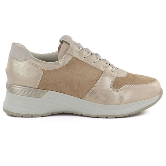 Women's sports shoes classic gold M.Daszyński MR24129