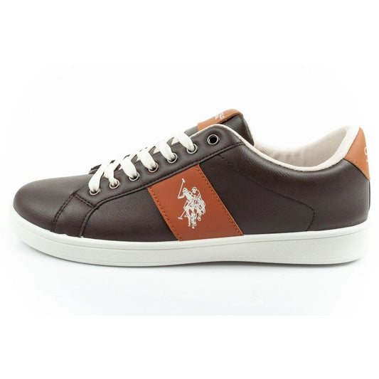 US Polo Assn. shoes sneakers men's fashionable brown comfortable