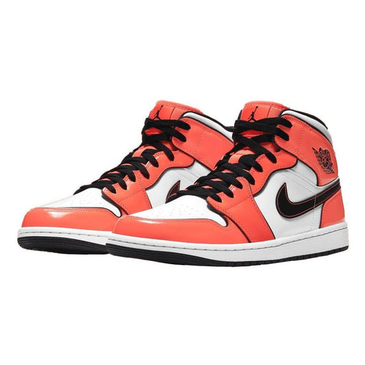 Air Jordan 1 Mid SE Turf Orange shoes - DD6834-802