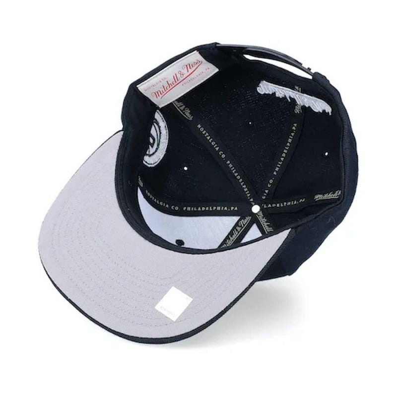 Mitchell & Ness NBA Brooklyn Nets Team Script 2.0 Snapback Nets Cap HHSS3280-BNEYYPPPBLCK