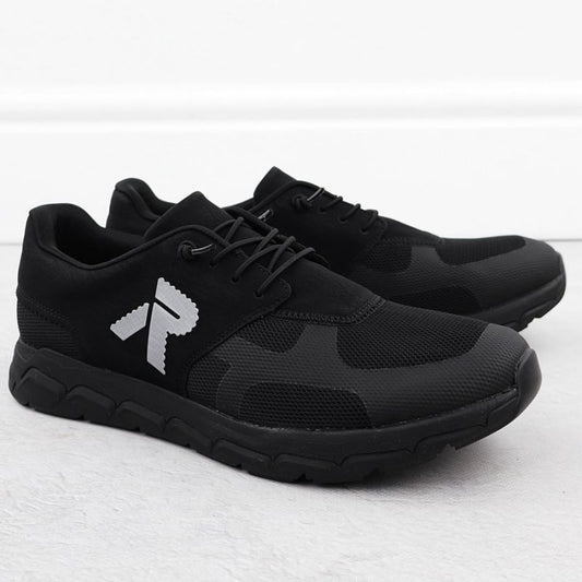 Men's black sports shoes Rieker 09100-00