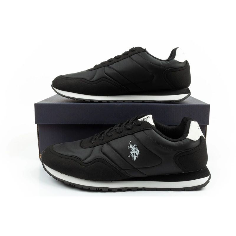 US Polo Assn sports shoes sneakers men's fashionable comfortable black