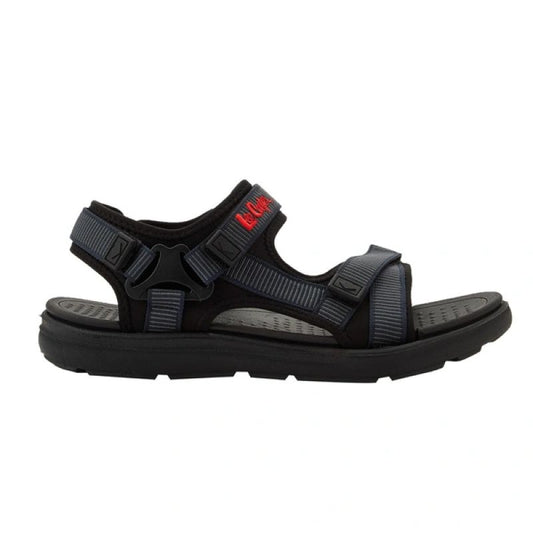 Lee Cooper men's shoes velcro sandals for summer beach light blue black