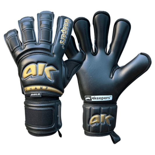 4keepers Champ Gold Black VI RF2G Jr S906497 Goalkeeper Gloves