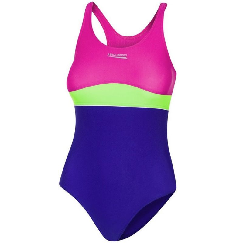 Aqua-speed Junior Emily Pink and Purple Swimsuit