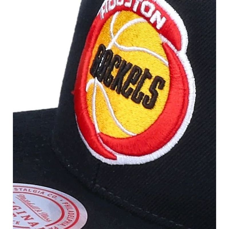 Mitchell & Ness NBA Houston Rockets Top Spot Snapback Hwc Rockets Cap HHSS2976-HROYYPPPBLCK