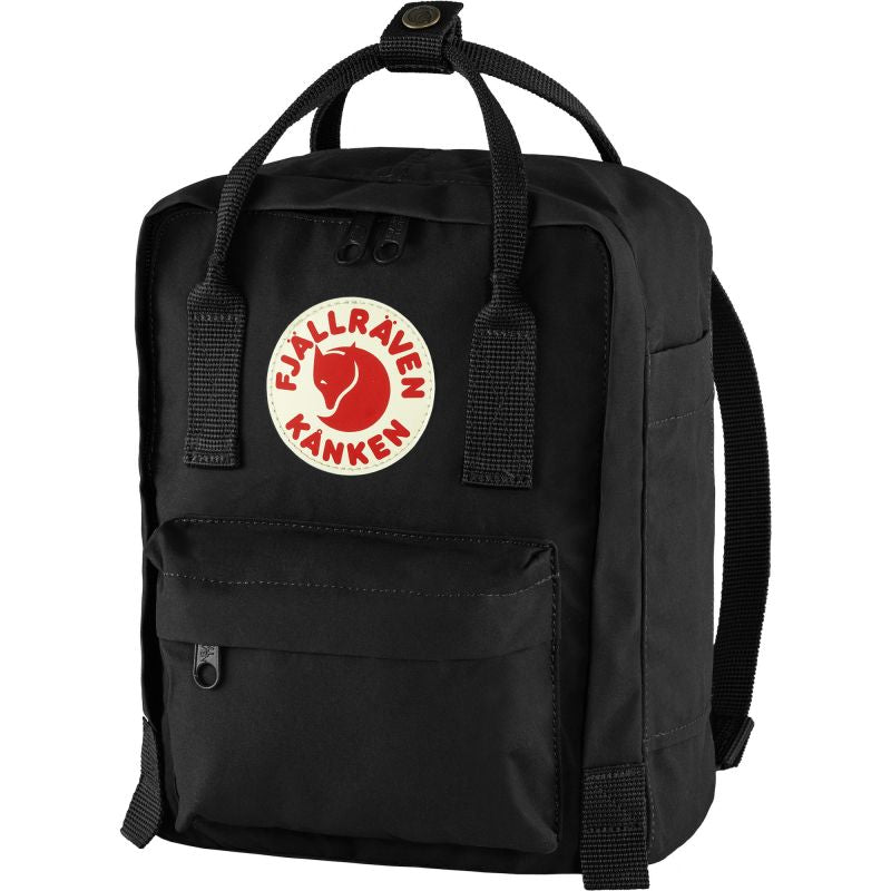 Fjällräven Kånken Mini Black children's city school backpack black (F23561-550)