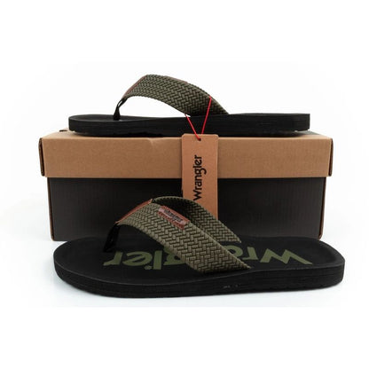 Wrangler men's shoes Zane Flipflop green flip-flops