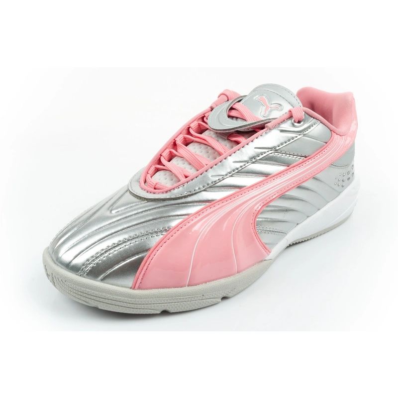 Puma sports shoes sneakers youth V-S2 Goalgetter fashionable silver