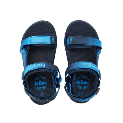 Lee Cooper children's shoes boys velcro sandals for summer beach blue