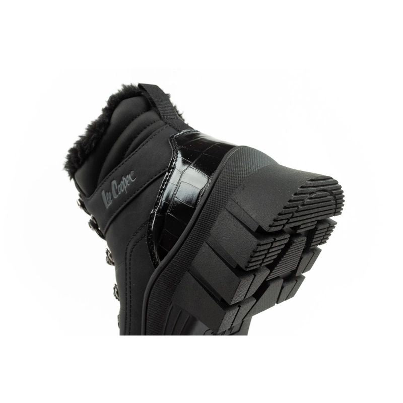Lee Cooper women's winter hiking sports shoes, insulated, black, high