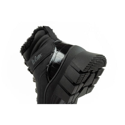Lee Cooper women's winter hiking sports shoes, insulated, black, high