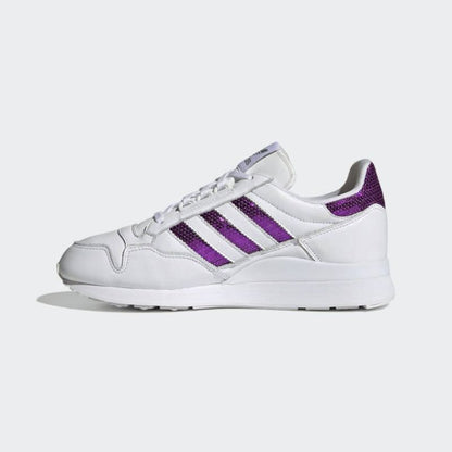 Adidas Originals ZX 500 Cloud White/Shock Purple women's shoes - G55663