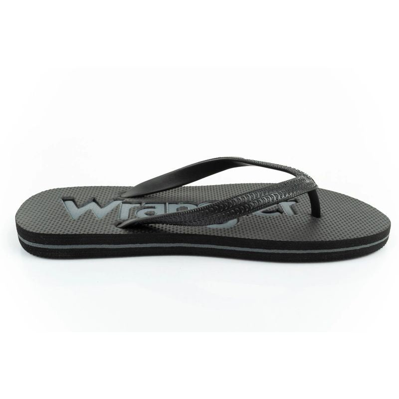Wrangler men's flip-flops shoes Cole Flipflop black