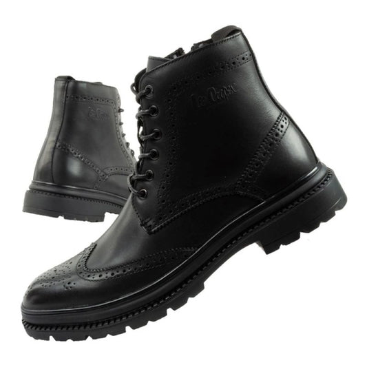 Lee Cooper men's shoes Chelsea boots elegant leather black