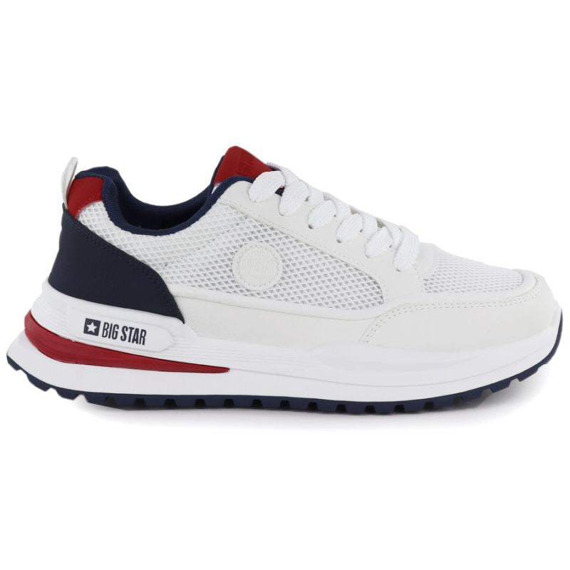 Men's white sports shoes Big Star TT174315