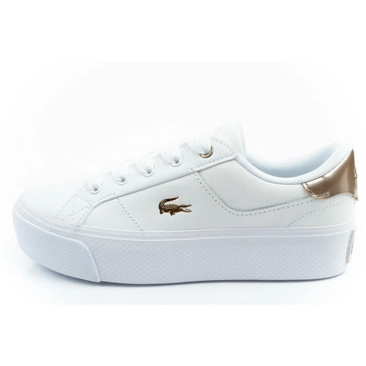 Lacoste women's sports shoes Ziane Platform 126 sneakers white fashionable
