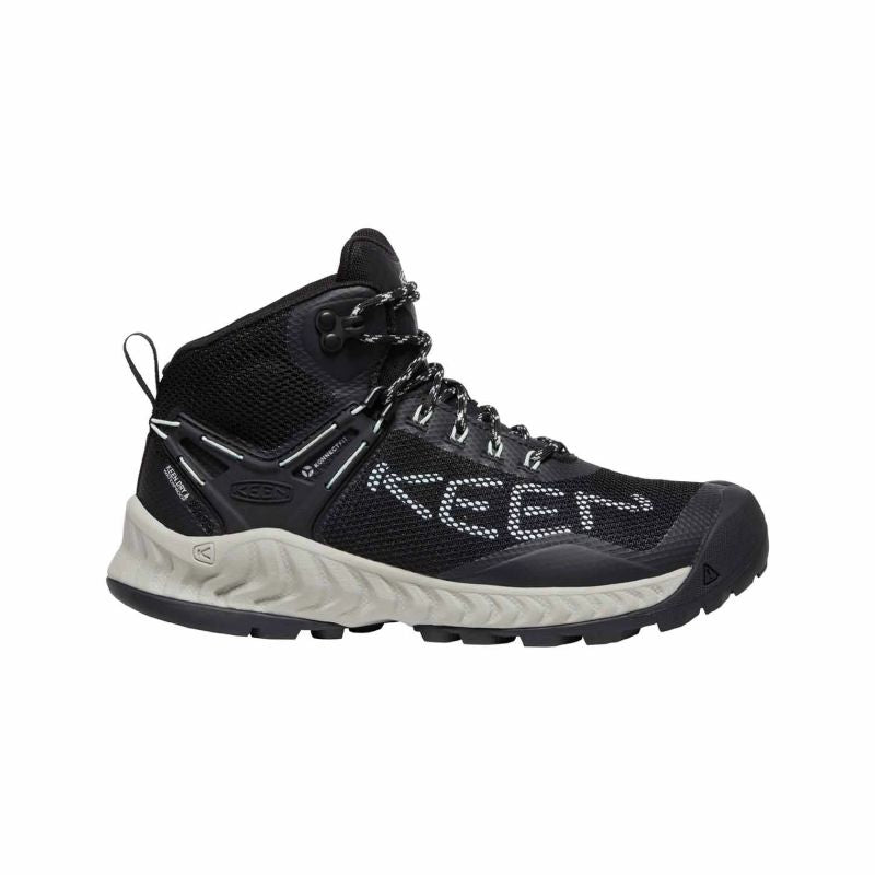 KEEN NXIS EVO MID WP BLACK/BLUE GLASS W KE-1025911 shoes