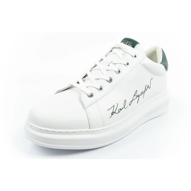 Karl Lagerfeld men's shoes sneakers Kapri natural leather white