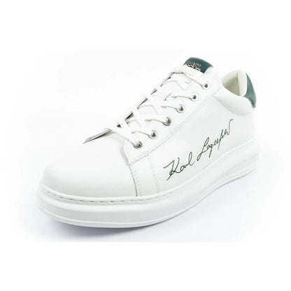 Karl Lagerfeld men's shoes sneakers Kapri natural leather white